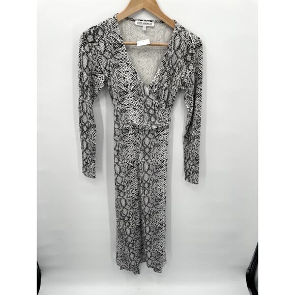 Good American NWT The Runaround Wrap Dress // XS - Picture 4 of 15